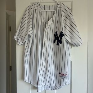 Yankee Blue and White Pinstripe Jersey